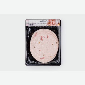 Колбаса вареная  Мортаделла с оливками , нарезка 170 г