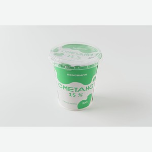 Сметана мдж 15% 300 г 300 г