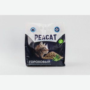 Наполнитель кошачий комкующийся из горохового волокна с ароматом:  Зеленый чай , 2,5 кг, Пиакет 2.5 кг