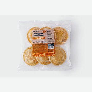 Оладьи-сэндвичи с вареным сгущенным молоком, зам. 360 г