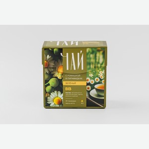 Чай зеленый с ромашкой в пирамидках 40 г