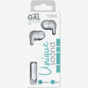Стереонаушники Gal с микрофоном HR-5 1шт., 1 шт