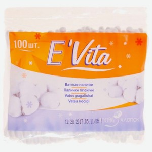 Ватные палочки Bella Cotton E Vita, 100 шт