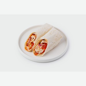 Сэндвич ролл с шашлыком из курицы с овощами 160 г