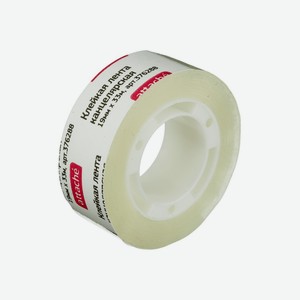 Клейкая лента канцелярская Attache прозрачная 19 мм x 33 м (К)