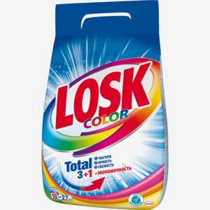 Стиральный порошок LOSK Колор, Россия, 2,7 кг