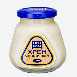 Хрен УНИ ДАН сливочный, 250г