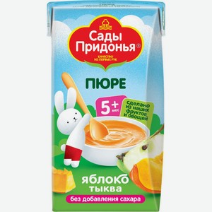 Пюре фруктово-овощное Сады Придонья яблоко/тыква с 5 мес 125г т/п