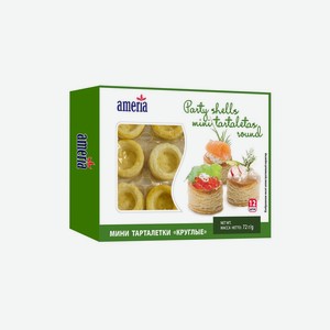 Тарталетки Ameria Мини круглые 12 шт 72 г