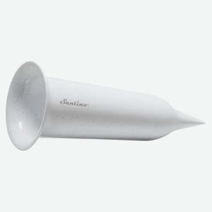 Горшок Santino Ritual белый Ø10.2 см, 0.65 л