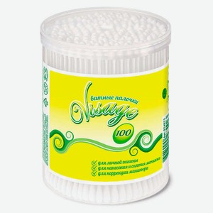Ватные палочки Visage круглые, 100 шт