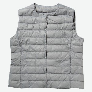 Жилет женский арт. MUJK-1016-A, СЕРЫЙ, 3XL