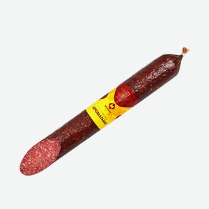 Колбаса АРОМАТНАЯ Останкино сырокопченая в натуральной оболочке (ОМПК), 100г