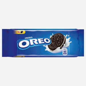 Печенье OREO с какао и начинкой с ванильным вкусом, 38 г
