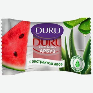 Крем-мыло DURU Арбуз и экстракт Алоэ, 80г