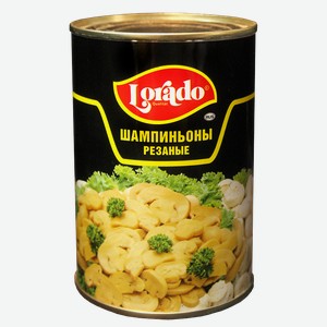 Шампиньоны ЛОРАДО, резаные, 425мл