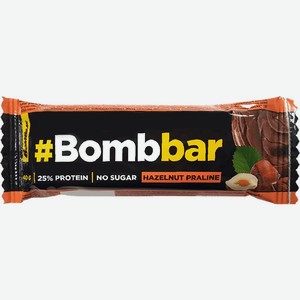 Батончик Bombbar Фундучное пралине 40г