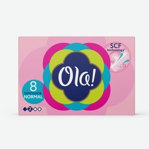 Тампоны Ola Normal Шелковистая поверхность 8 шт