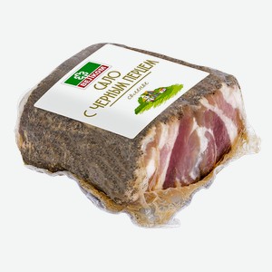 Сало ВЕЛКОМ с черным перцем, 100г