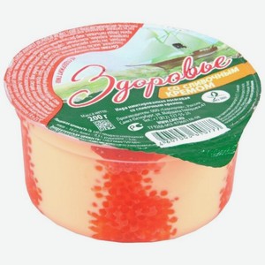 Икра Здоровье имитированная лососевая со сливочным кремом, 200 г