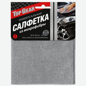 Top Gear салфетка 30х40 из МИКРОФИБРЫ 1 шт.