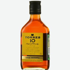 Бренди Torres 10 Gran Reserva 38% 0.2 л.