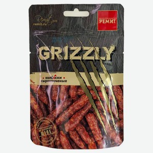 Колбаски сырокопченые Ремит Grizzly куриные, 40 г