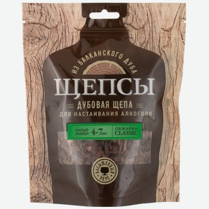 Щепа дубовая Щепсы для настаивания алкоголя классик 4-7мм