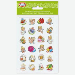 Наклейки декоративные для украшения пасхальных яиц Домашняя кухня