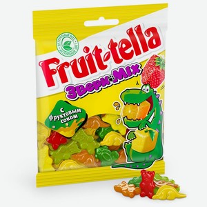 Жев мармелад Fruittella Звери микс 70г