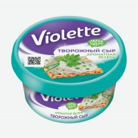 Сыр   Карат   Violette творожный с зеленью 70%, 140 г