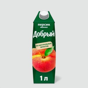 Напиток «Добрый» Персик-яблоко, 1 л