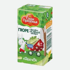 Пюре Сады Придонья Кабачок 125г