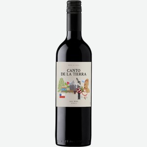 Вино Canto De La Tierra Красное Сухое 12% 0.75л