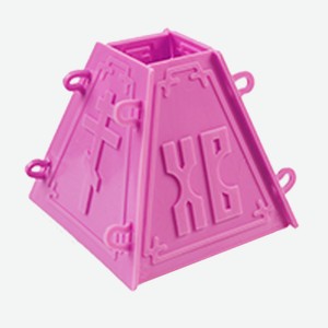 Форма пластиковая для приготовления пасхи разборная, 11,5см