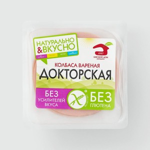 Колбаса варёная Мясной дом Бородина Докторская, категория А, нарезка, 190 г