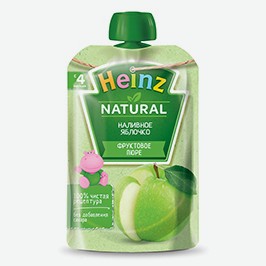 Пюре Хайнц, Фруктовое, В Ассортименте, 90 Г