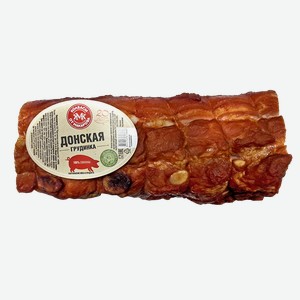 Грудинка ДОНСКАЯ, Свиная на кости копчено-вареная (ИП Макарова), 100г