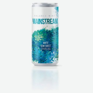 Плодовый алкогольный продукт Mainstream белый полусладкий, 330 мл
