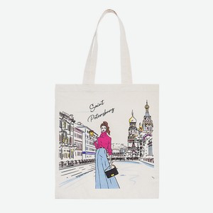 ЛЭТУАЛЬ Сумка-шоппер  Санкт-Петербург , 1 шт.