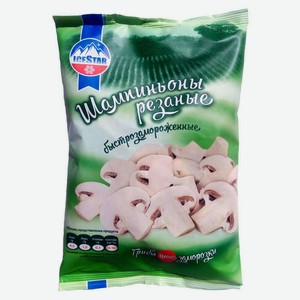 Шампиньоны Icestar резаные замороженные, 400 г