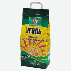 Уголь древесный для грилей и мангалов «СевЗапУголь» Премиум, 15 л