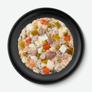 Салат Оливье с говядиной Перекрёсток Select 180г, 180 г