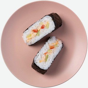 Онигири с крабовыми палочками и соусом Спайси Пятерочка Кафе 110г, 110 г