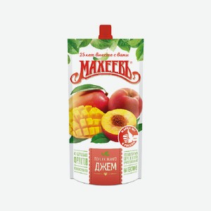 Джем МАХЕЕВЪ из персика и манго 300 гр дой пак