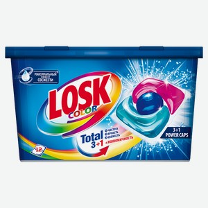 Капсулы для стирки LOSK® Дуо-капс Колор, 12шт.