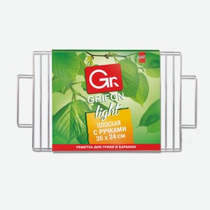 Решетка гриль Grifon плоская, 26х36х2 см