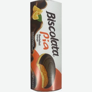 Печенье Biscolata Pia c апельсиновой начинкой