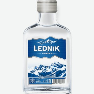 Водка Lednik 0.1л