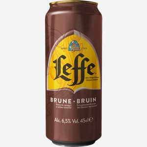 Тёмное пиво Leffe Brune 0.45л